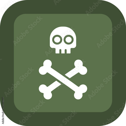 Skull And Bones Icon Design