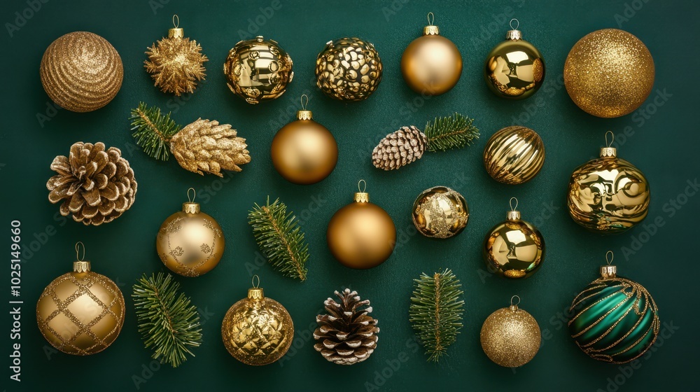 The Golden Christmas Ornament Collection The Golden Christmas Ornament Collection