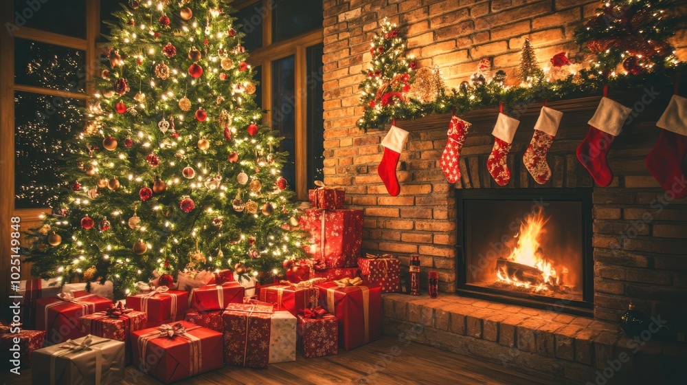 The Cozy Christmas Tree Scene. The Cozy Christmas Tree Scene.