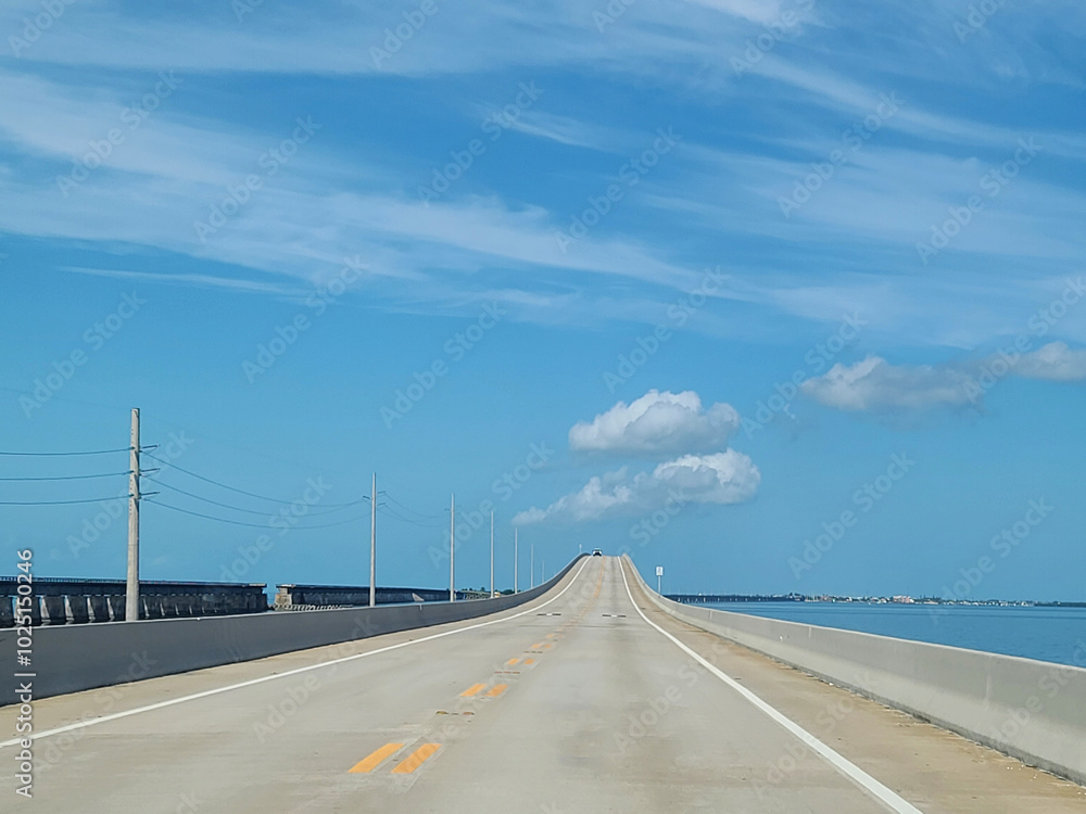 Fototapeta premium Scenic Florida Keys Coastal Highway