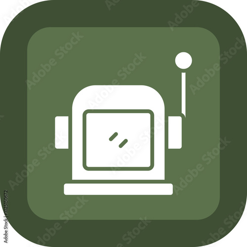 Astronaut Helmet Icon Design