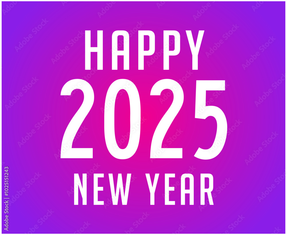 2025 Happy New Year Design Abstract Logo Symbol Vector Illustration With Purple Background 2025 Happy New Year Design Abstract Logo Symbol Vector Illustration With Purple Background
