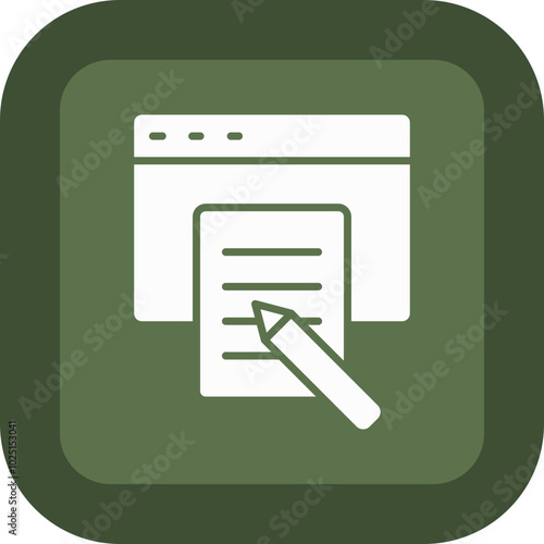 Copywriter Icon Design