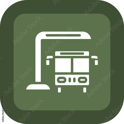 Bus Station Icon Design
