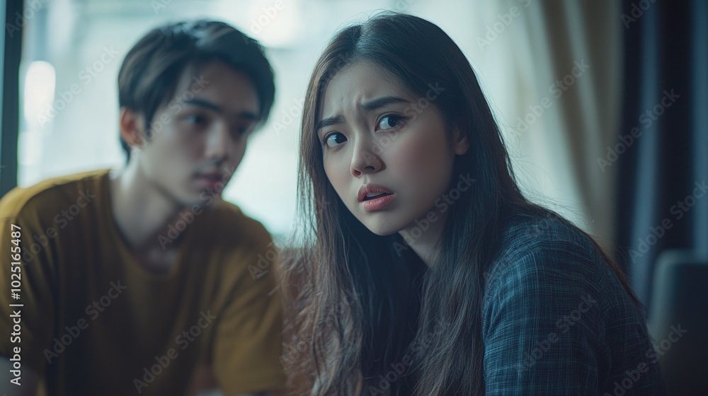 A man and a woman sitting side by side, possibly in conversation or sharing a moment A man and a woman sitting side by side, possibly in conversation or sharing a moment