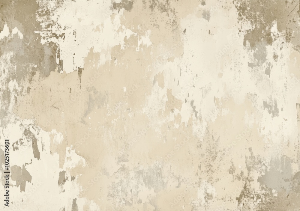Fototapeta premium Distressed vintage texture with peeling paint and aged surface. 