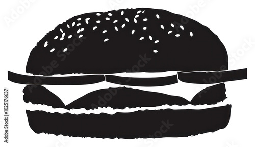 Wallpaper Mural PNG Hamburger silhouette clip art clothing stencil apparel. Torontodigital.ca