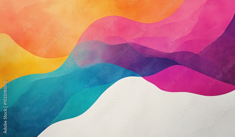 Abstract blurred background with a multicolored gradient and grainy texture. Trendy multicolor gradient for design, poster, banner, cover, or template on white paper. Abstract blurred background with a multicolored gradient and grainy texture. Trendy multicolor gradient for design, poster, banner, cover, or template on white paper.
