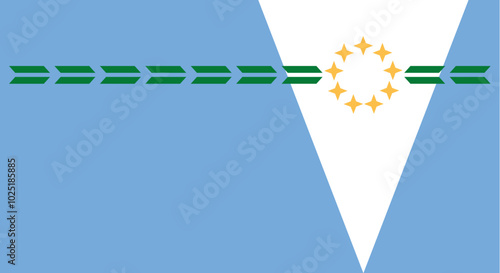Flag of Formosa Province (Argentine Republic, Argentina, South America)