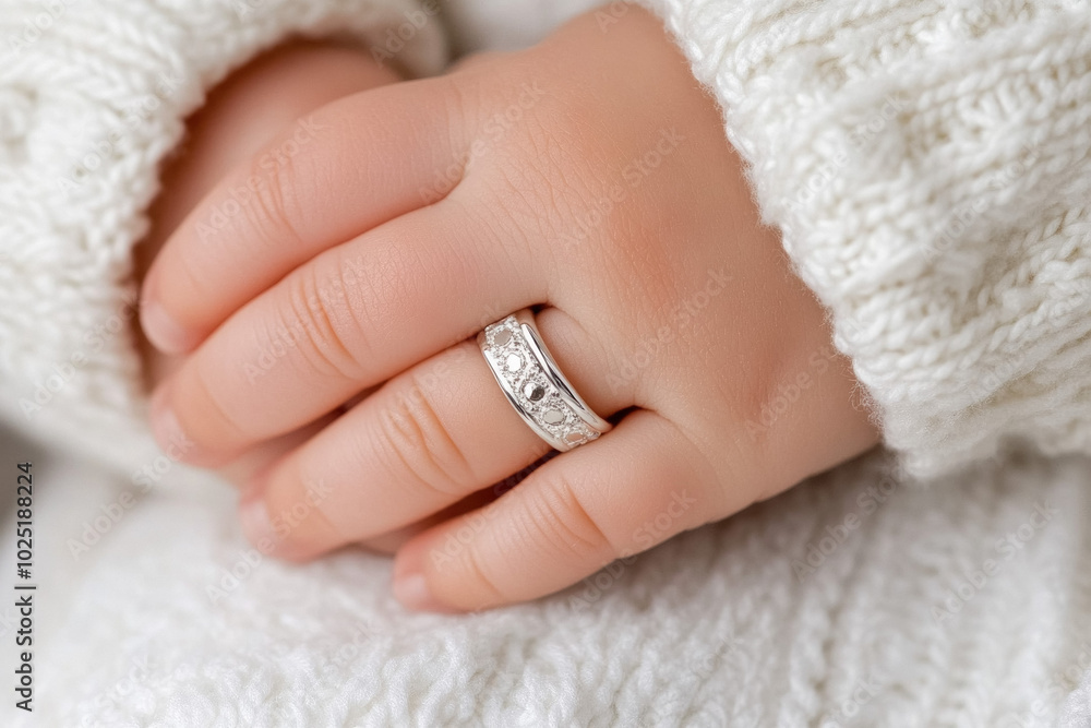 A Newborn's Hand Laying Next To A Small, Personalized Bracelet, Emphasizing The Baby's Unique Identity And Innocence A Newborn's Hand Laying Next To A Small, Personalized Bracelet, Emphasizing The Baby's Unique Identity And Innocence