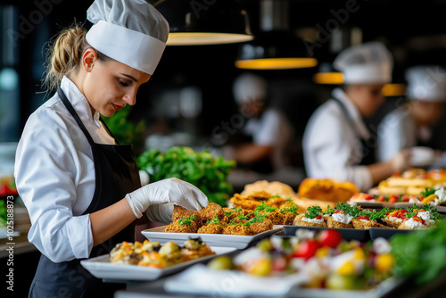 A Team Of Food Production L...