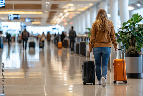 Airport Terminal Where Staff Are Assisting Passengers Quickly, Showcasing Efficient Check-In And Boarding Processes During A Peak Travel Time