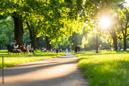 An Outdoor Scene Of People ...