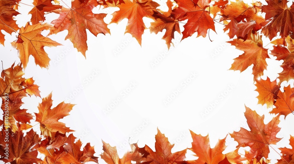 Fototapeta premium Autumn Leaves Frame