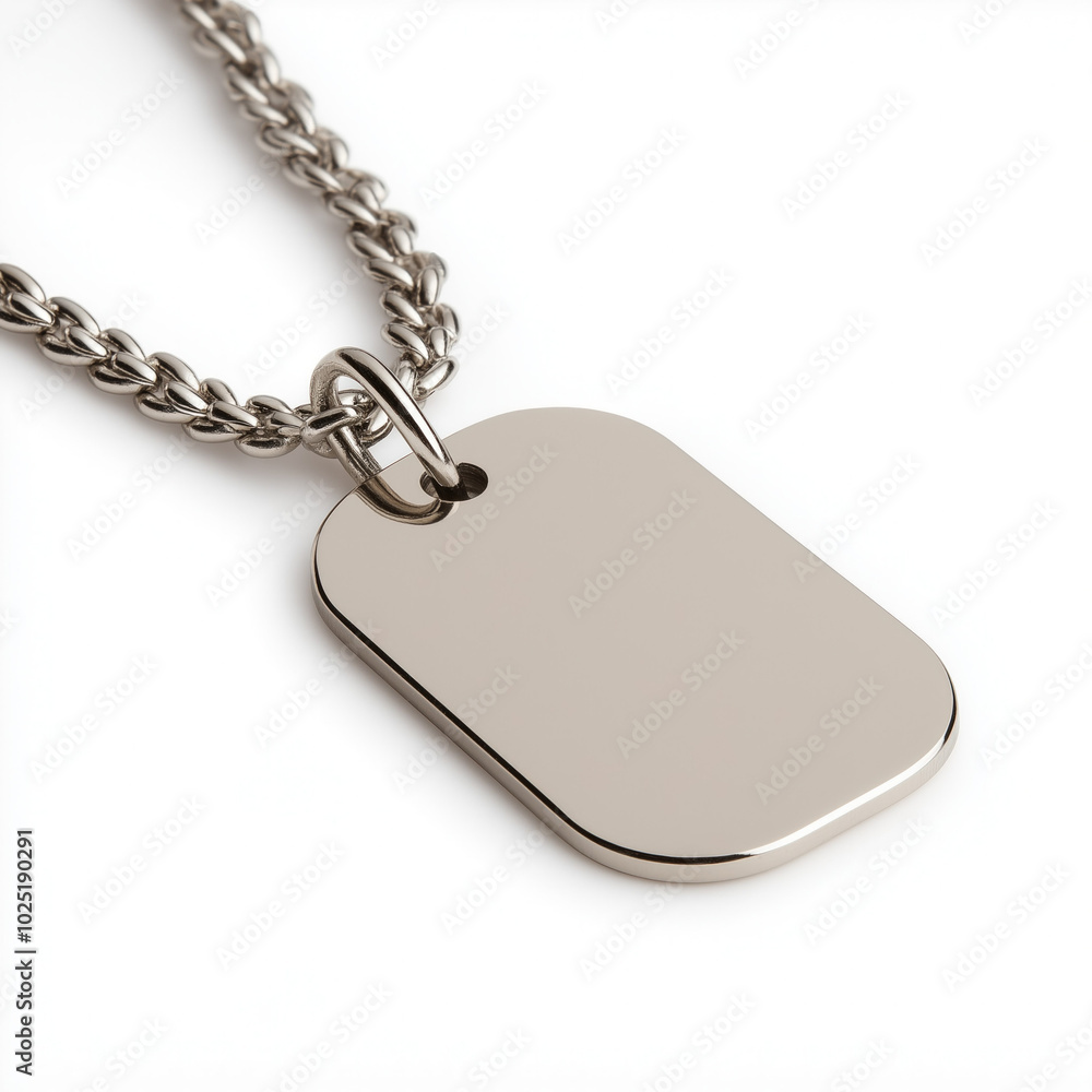 Fototapeta premium Army Dog Tags Isolated