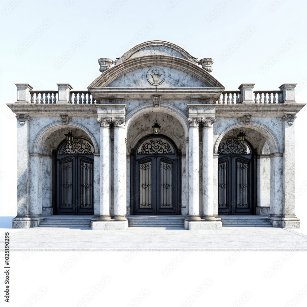 Obraz premium Arch Gate Isolated