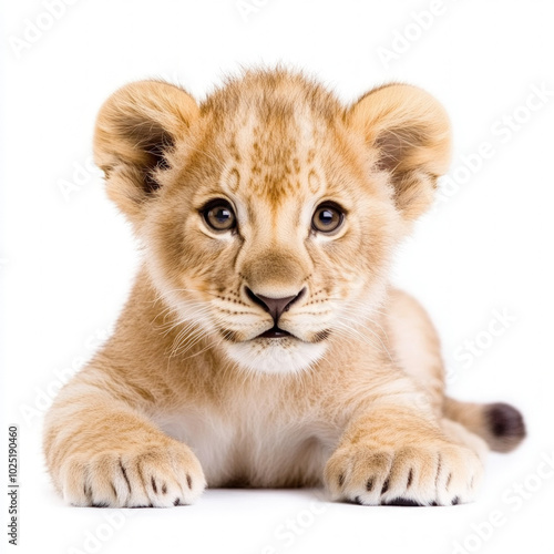 Baby Lion Isolated