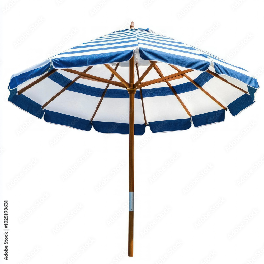 Beach Chair Umbrella Isolated Beach Chair Umbrella Isolated
