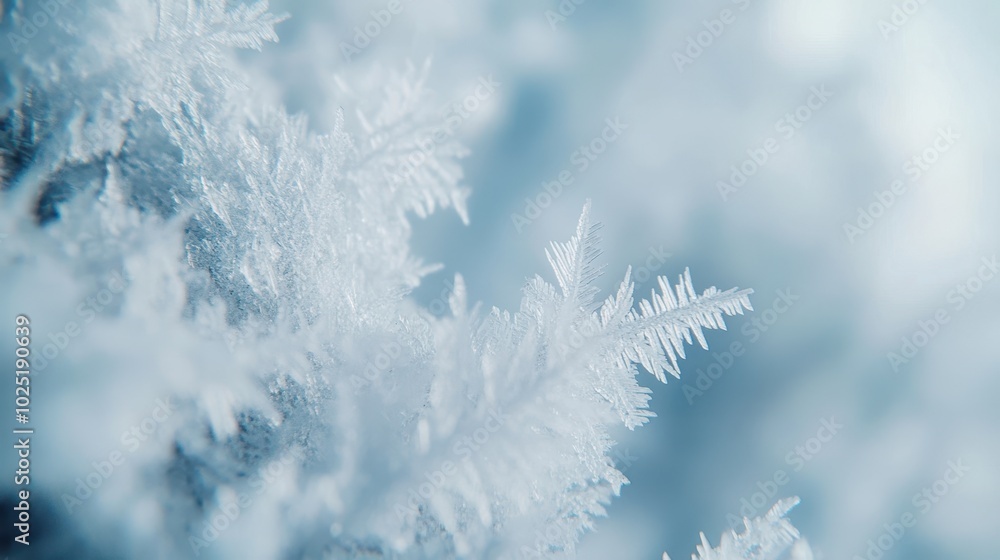 The Frosty Winter Close-up The Frosty Winter Close-up