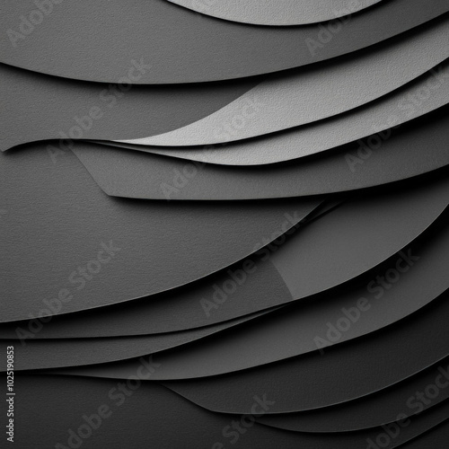 Black Photo Corners Isolated