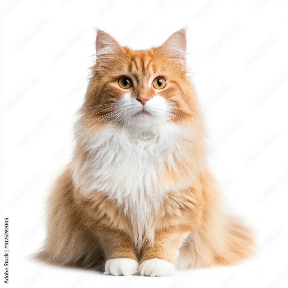 Farm Cat Isolated Farm Cat Isolated