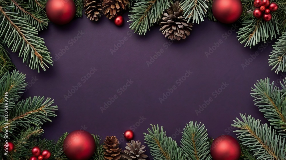 Free Photo christmas wreath with bells and ribbon greeting card Christmas border with copy space festive background Free Photo christmas wreath with bells and ribbon greeting card Christmas border with copy space festive background