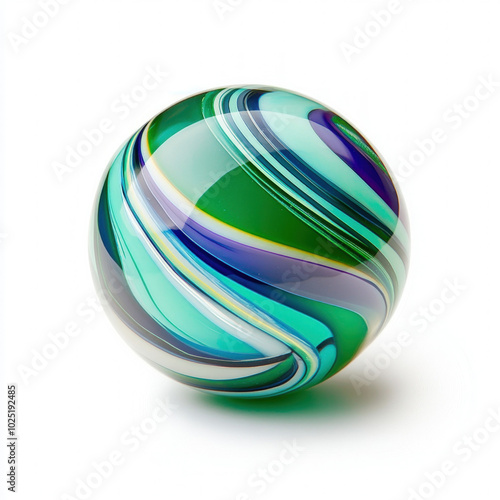 Glass Marble Isolated