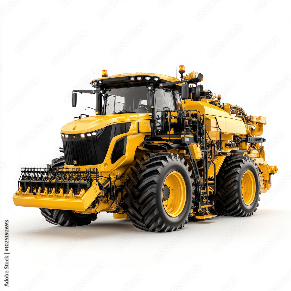 Obraz premium Harvester Machine Isolated