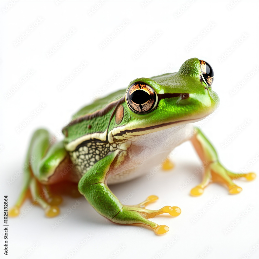 Fototapeta premium Jumping Frog Isolated