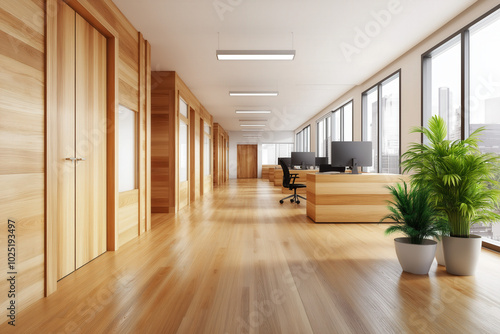 Office Building Interior 3d...