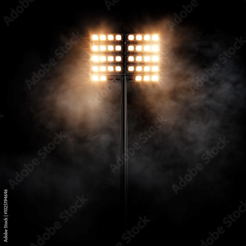 Stadium Lights Isolated