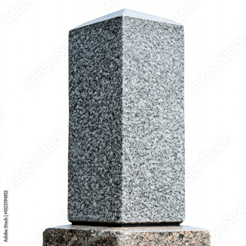 Stone Pillar Isolated