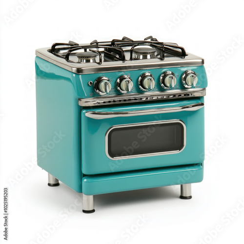 Vintage Stove Isolated