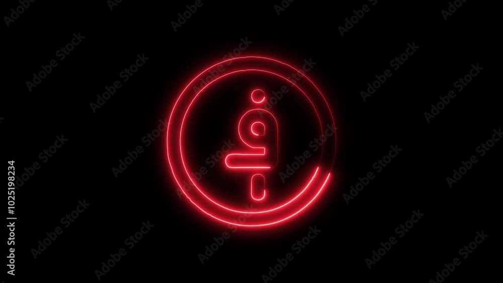 Currency Afghani Outline Icon in HD Video Neon Animation – Finance and Money Symbol on Black Background Currency Afghani Outline Icon in HD Video Neon Animation – Finance and Money Symbol on Black Background