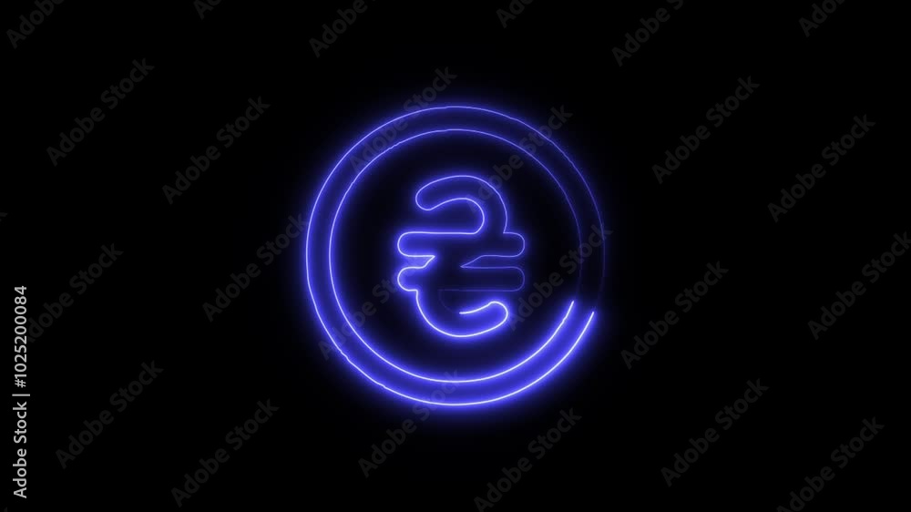 Currency Hryvna Outline Icon in HD Video Neon Animation – Finance and Money Symbol for Payments and Exchange Currency Hryvna Outline Icon in HD Video Neon Animation – Finance and Money Symbol for Payments and Exchange