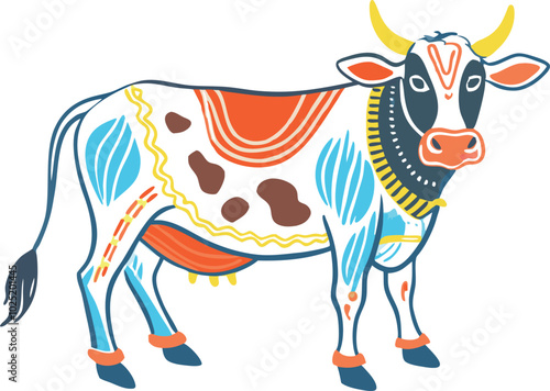 cow vector illustration file.