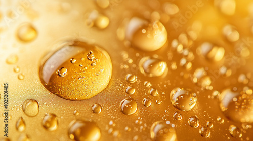 drops of yellow liquid