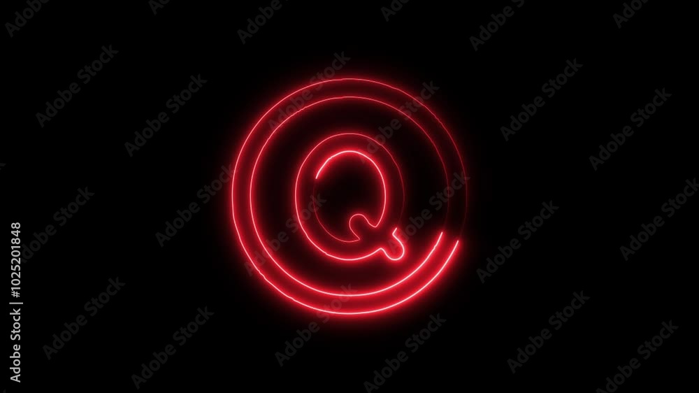 Currency Quetzal Outline Icon in HD Video Neon Animation – Finance and Money Symbol on Black Background Currency Quetzal Outline Icon in HD Video Neon Animation – Finance and Money Symbol on Black Background