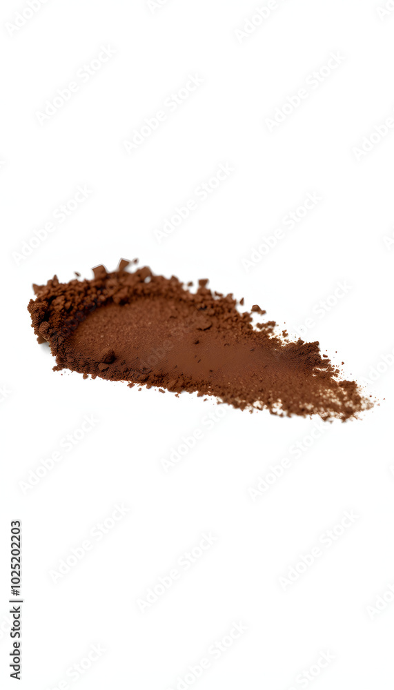 Chocolate brown eye shadow texture swatch isolated on white isolated with white highlights, png Chocolate brown eye shadow texture swatch isolated on white isolated with white highlights, png