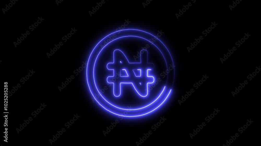 Pound Naira Outline Icon in HD Video Neon Animation – Finance and Currency Exchange Symbol on Black Background Pound Naira Outline Icon in HD Video Neon Animation – Finance and Currency Exchange Symbol on Black Background