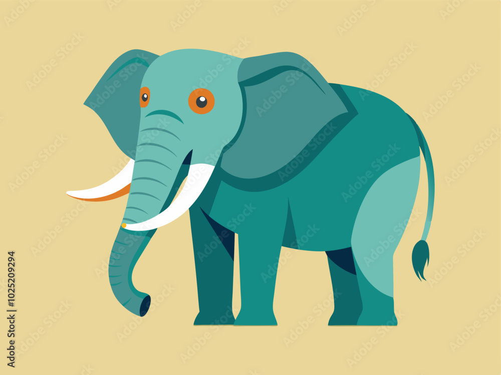 Fototapeta premium elephant cartoon illustration