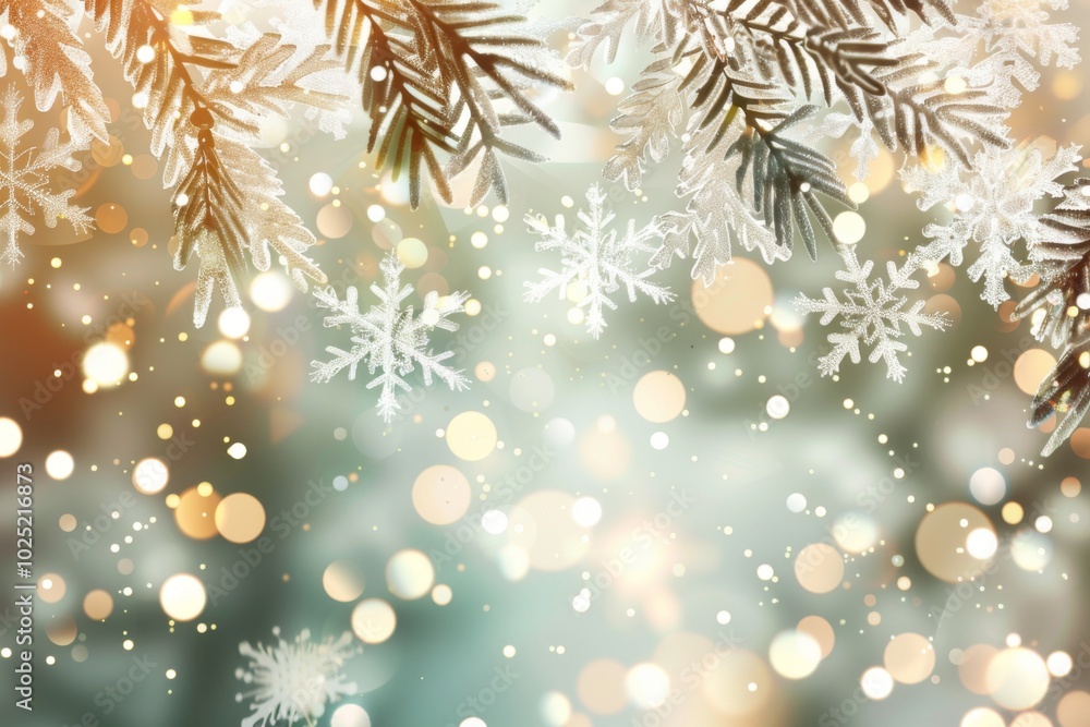 Festive New Year and Christmas Banner Festive New Year and Christmas Banner