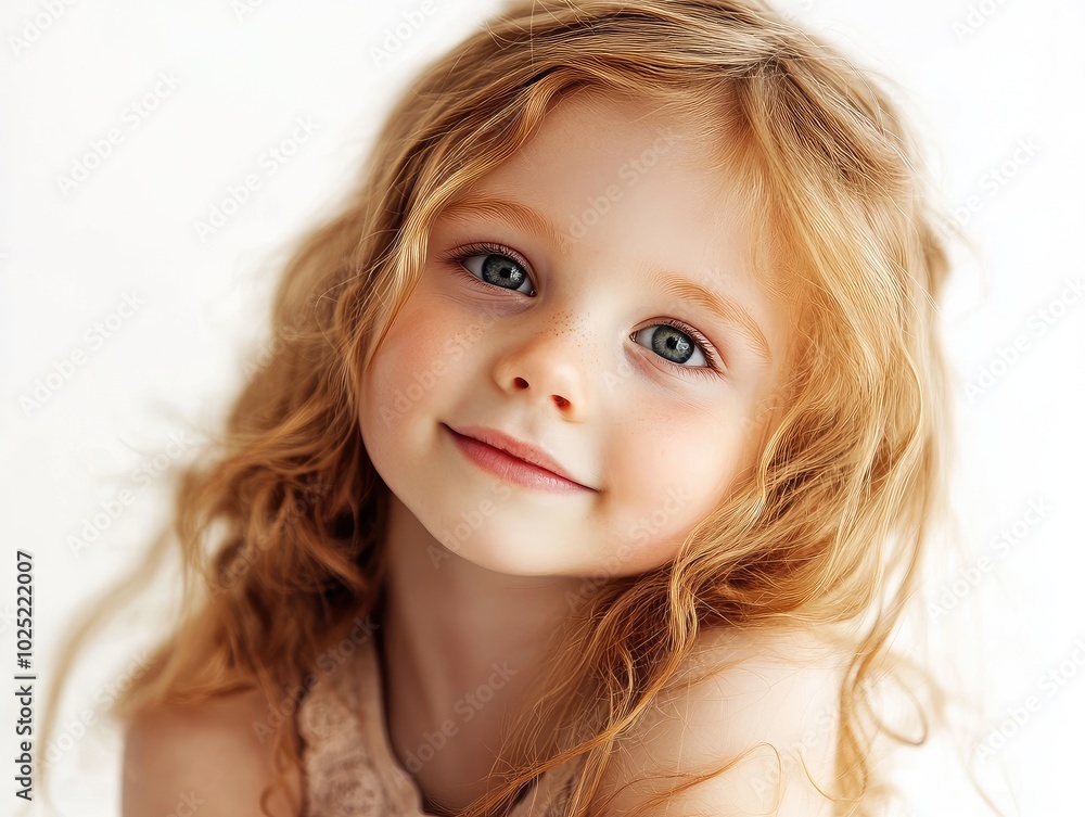 portrait of a little girl portrait of a little girl