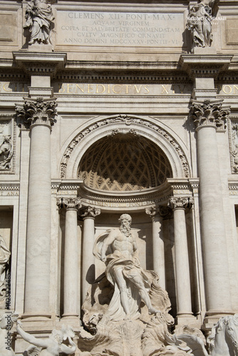 Trevi Fountain's Symbolic Guardians photo