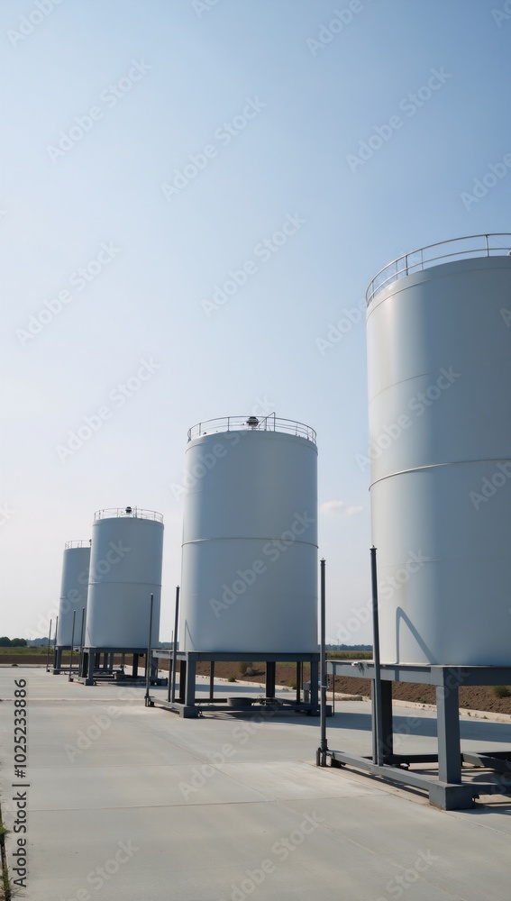 Hydrogen Energy Storage Large-scale production processing facility showcasing hydrogen tank arrays for energy storage Hydrogen Energy Storage Large-scale production processing facility showcasing hydrogen tank arrays for energy storage