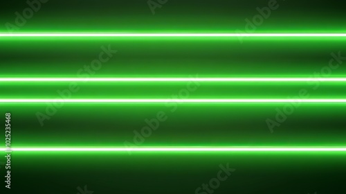 green Neon lights blinking lines moving .Seamless of glowing green neon line 