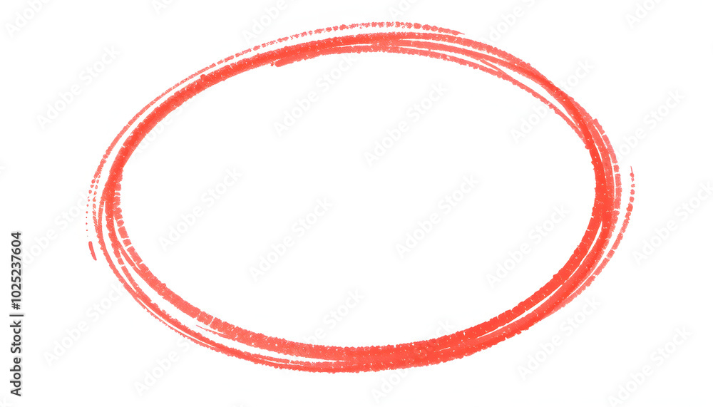 Set scribble circle, red marker isolated on white background isolated with white highlights, png Set scribble circle, red marker isolated on white background isolated with white highlights, png