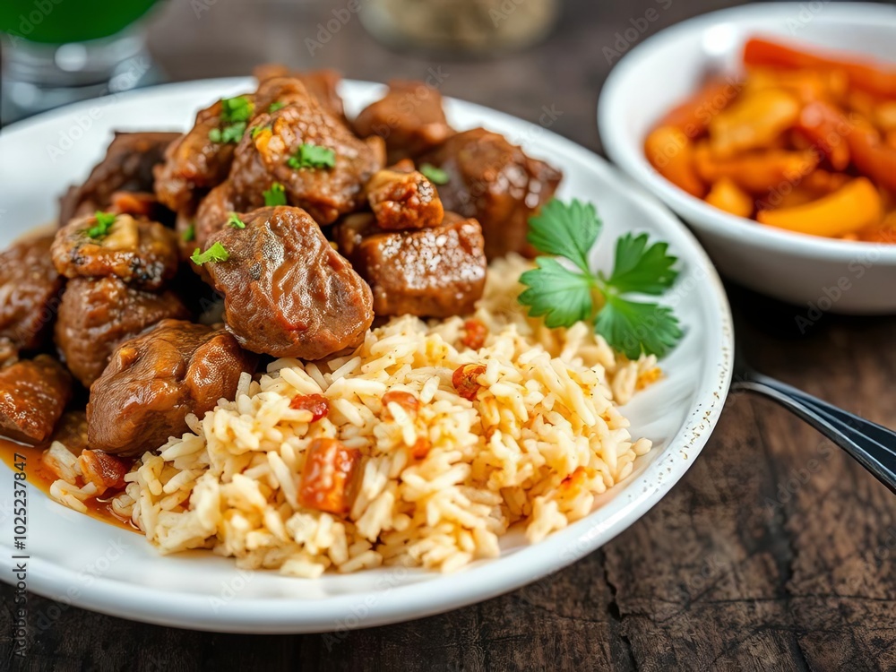 beef with rice beef with rice