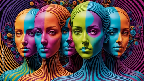 Abstraktion Alle Zufälle sind nicht zufällig 16х9. Hintergrund für das Design 1.