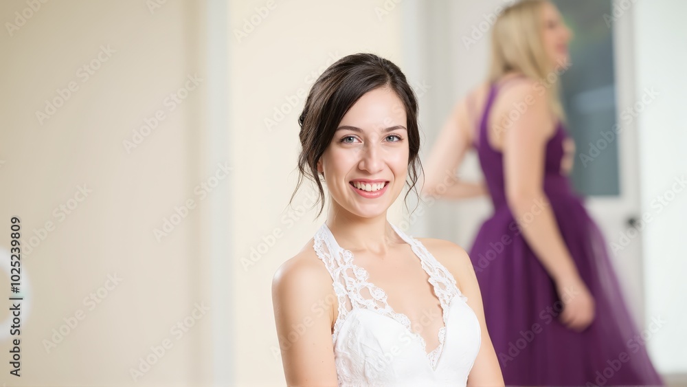 Naklejka premium portrait of a woman